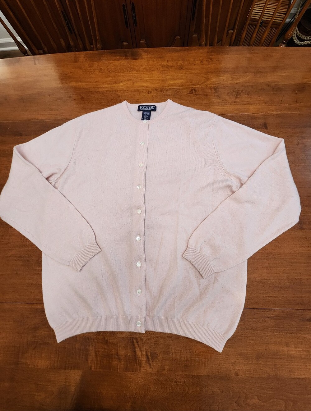 Landsend 100% Cashmere Cardigan - Size M